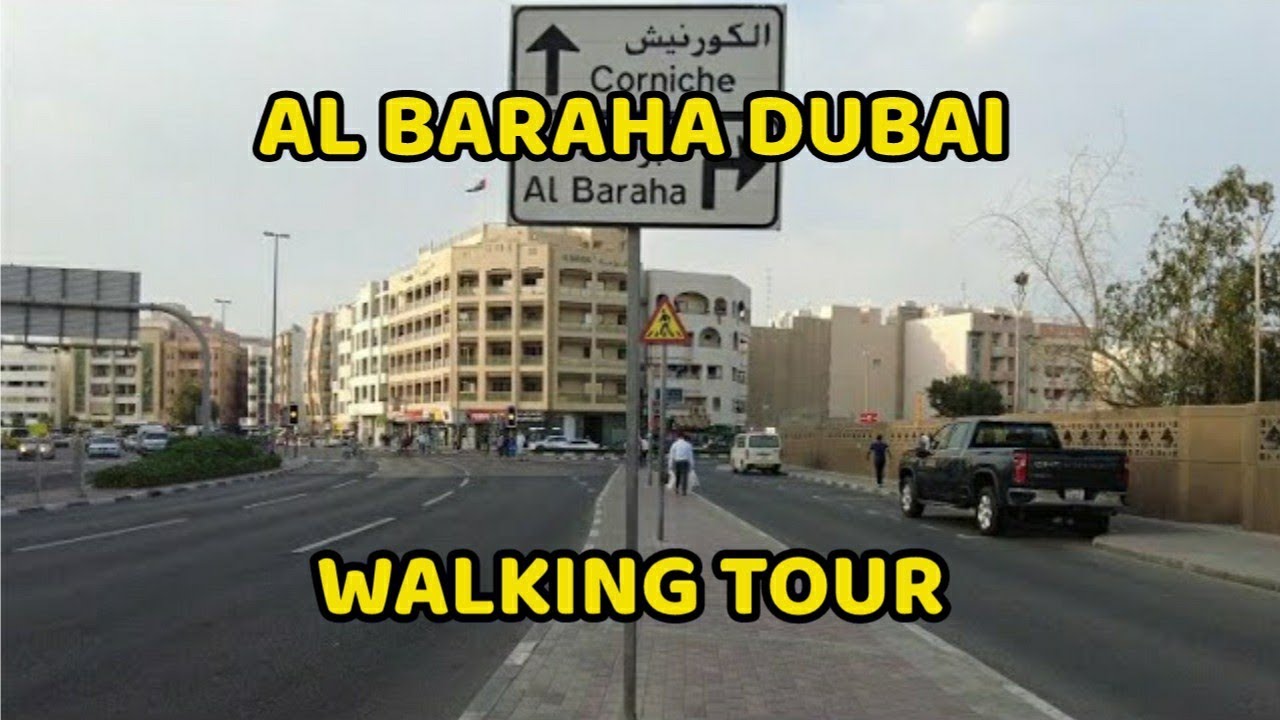 [4k] AL BARAHA Deira Dubai 2021 street virtual walking tour #dubai #walking