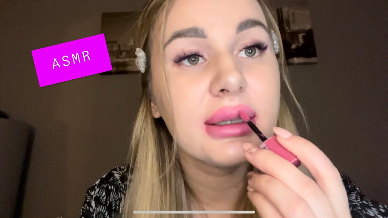 ASMR-|Mouth sounds|Pomaluj ze mną usta!👄