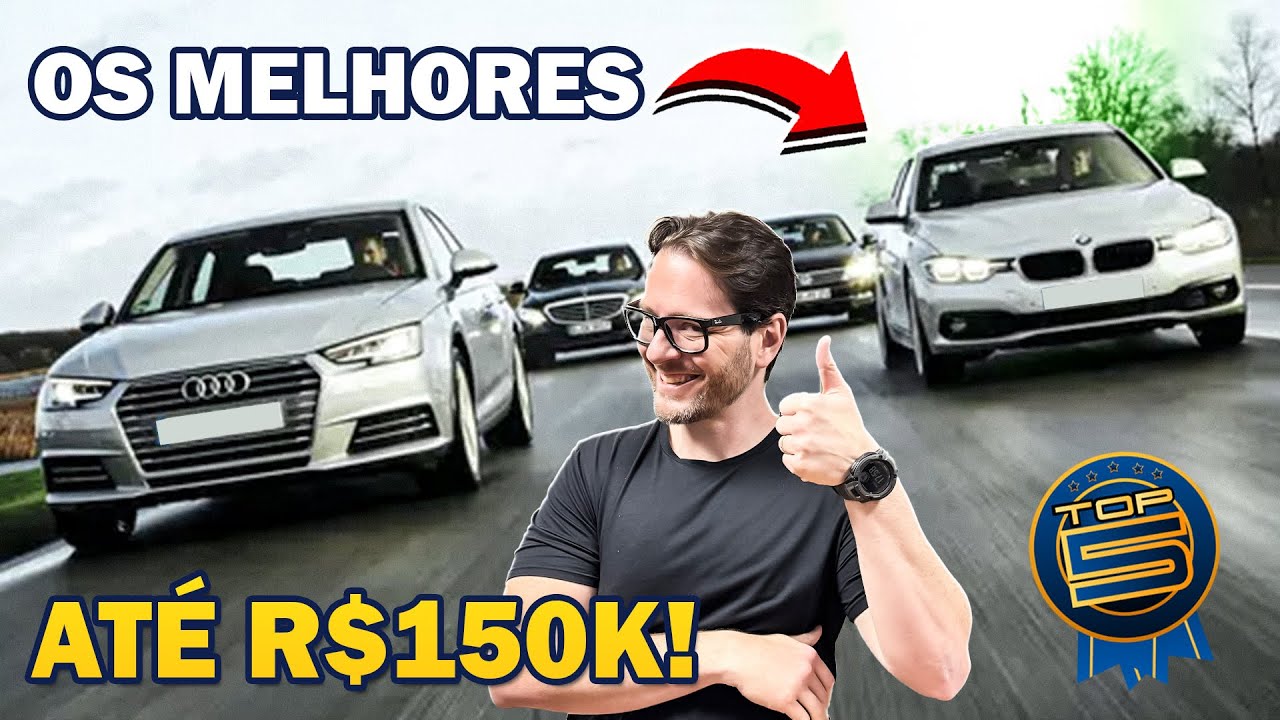 5 MELHORES SEDANS PARA COMPRAR ATÉ R$150MIL🔥