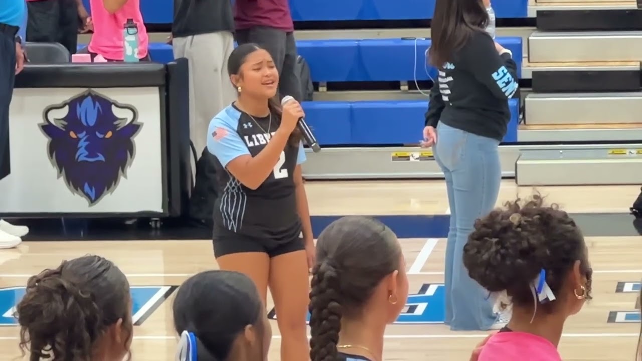 National Anthem | Liberty HS Senior Night | 10/8/25 #filipino