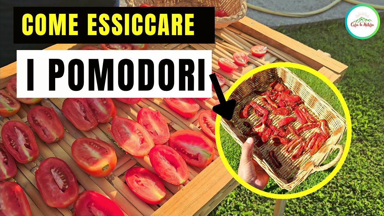 Come Essiccare I POMODORI - 2 METODI