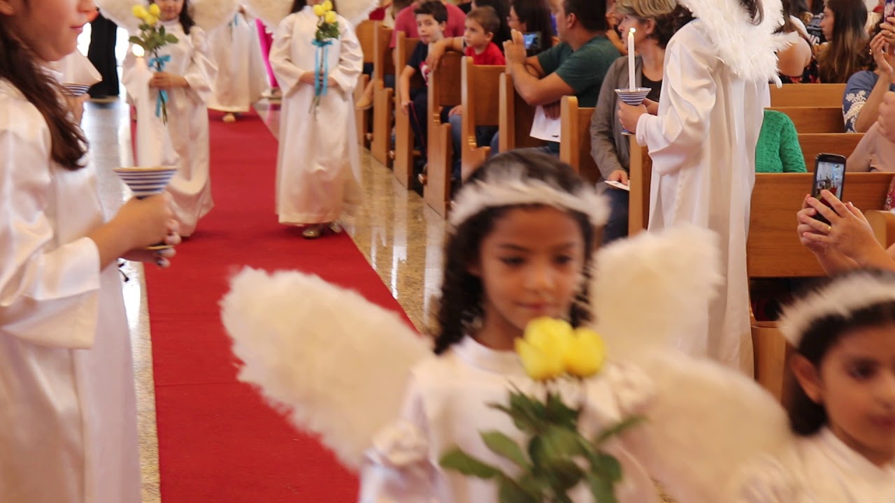 Coroação de Nossa Senhora 2019 Missa Com Crianças Paróquia São Benedito Americana SP