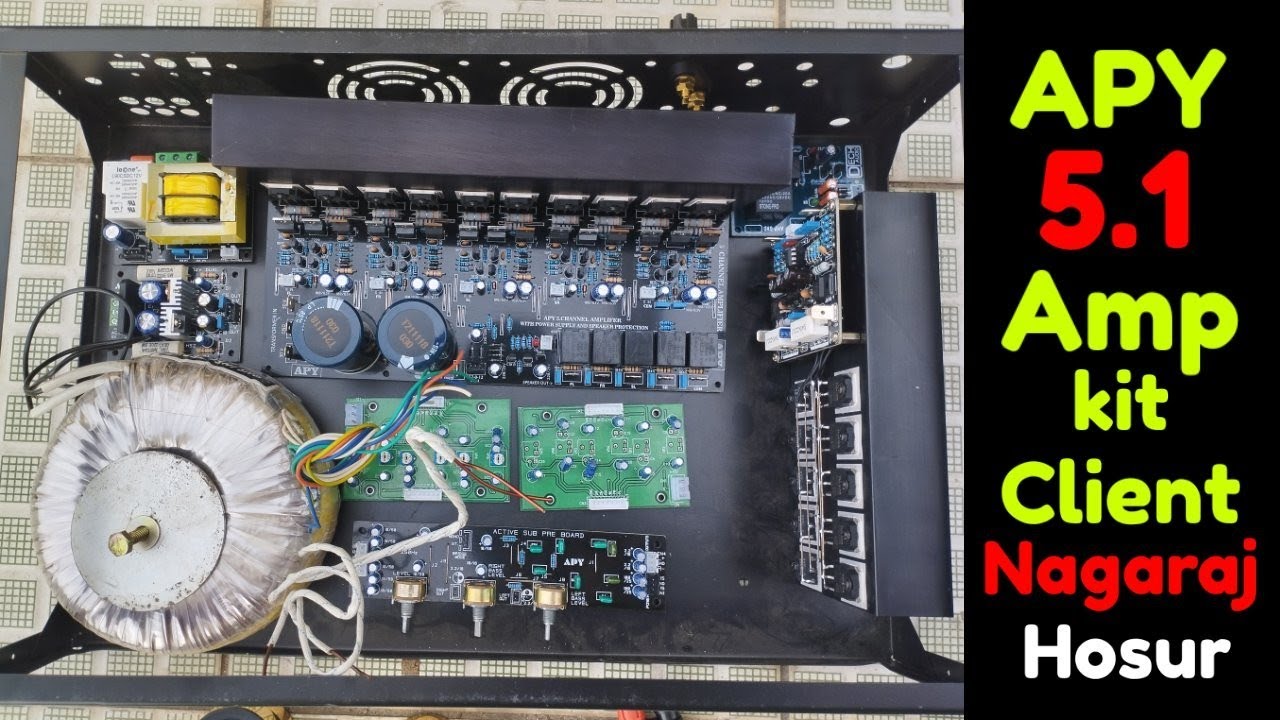 APY | 5 CH Amp | 500 Watts Sub | Active SUB Pre | Gainer | Buffer | Standby Board | Toroidal |GKS