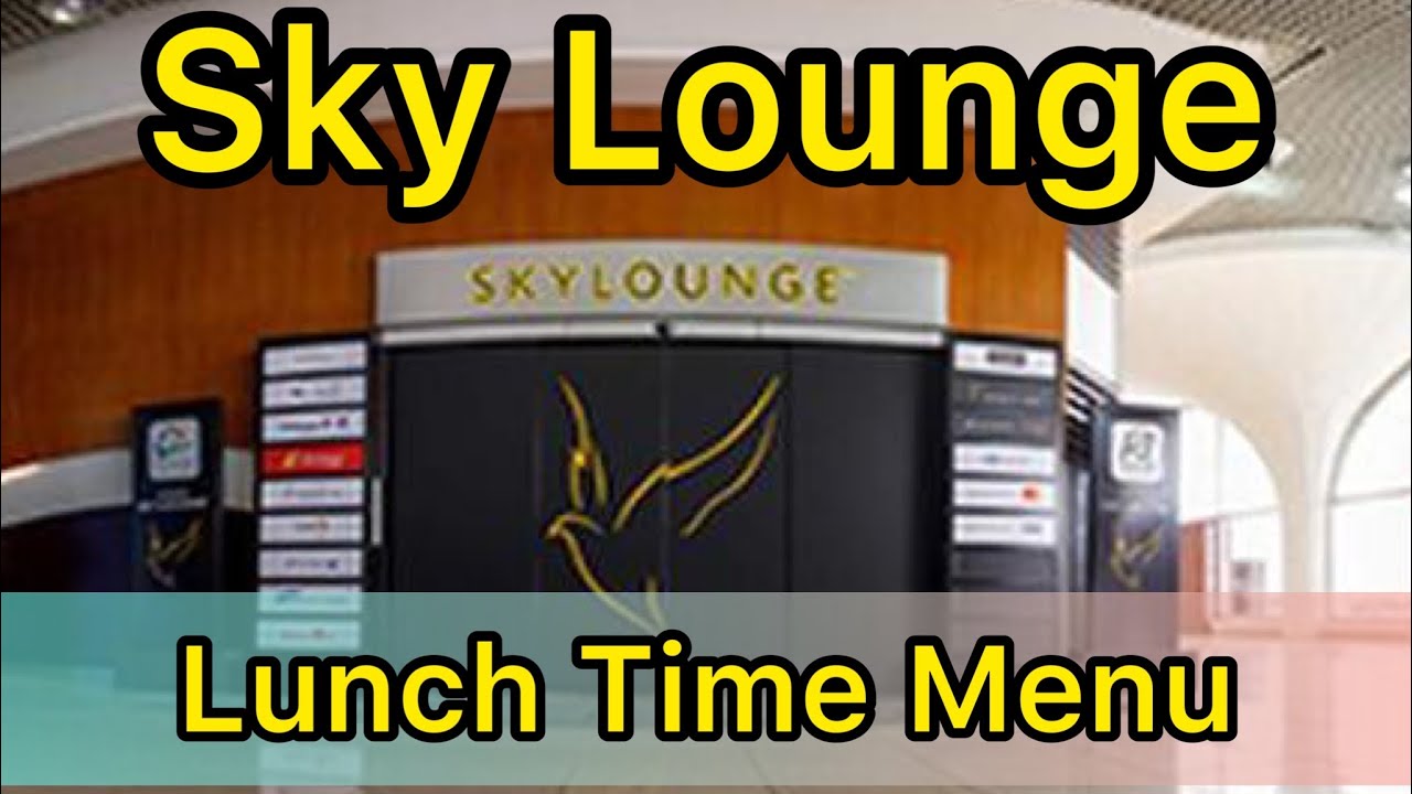 Sky lounge Lunch Time Menu At Hazrat Shahjalal International Airport || Dhaka International Airport