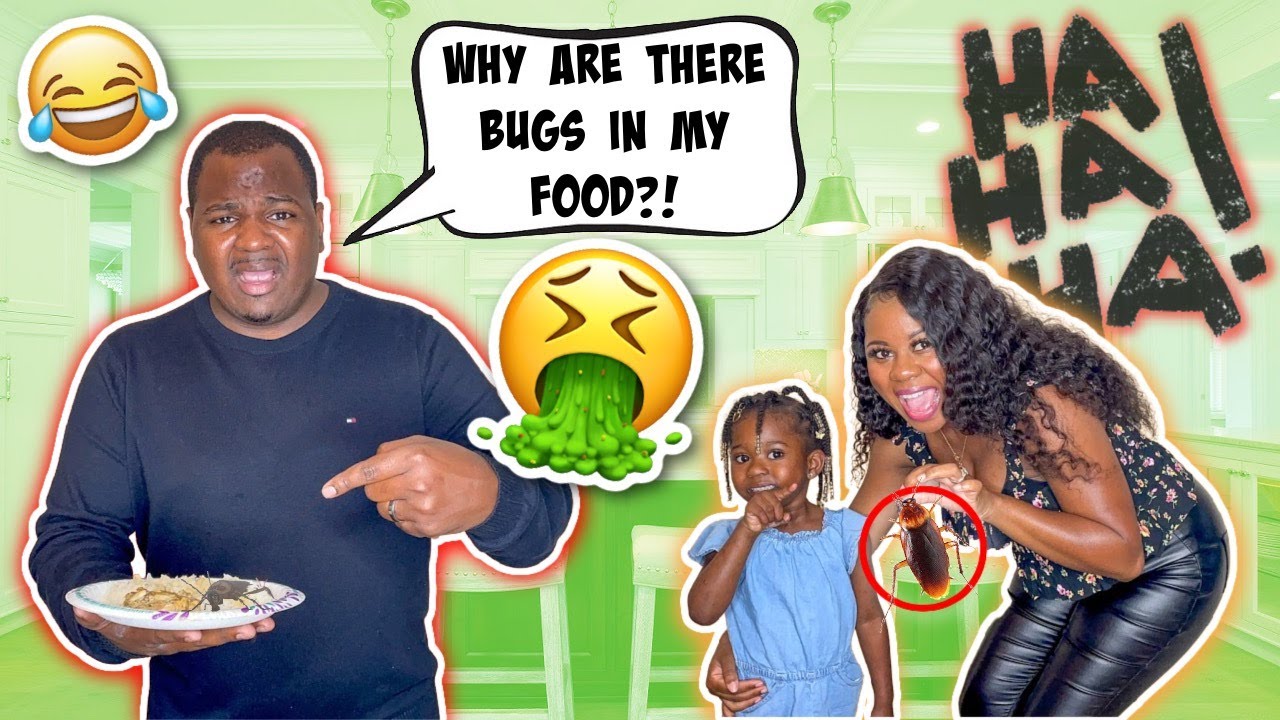 BUGS IN FOOD PRANK!!!      **PRANK GONE WRONG**