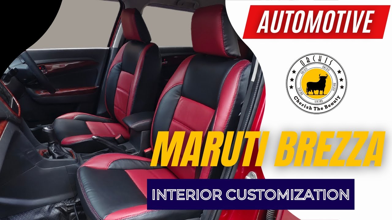 Maruti Suzuki Brezza Premium Interior Customization | Maruti Brezza Wooden Interior | ORCHIS