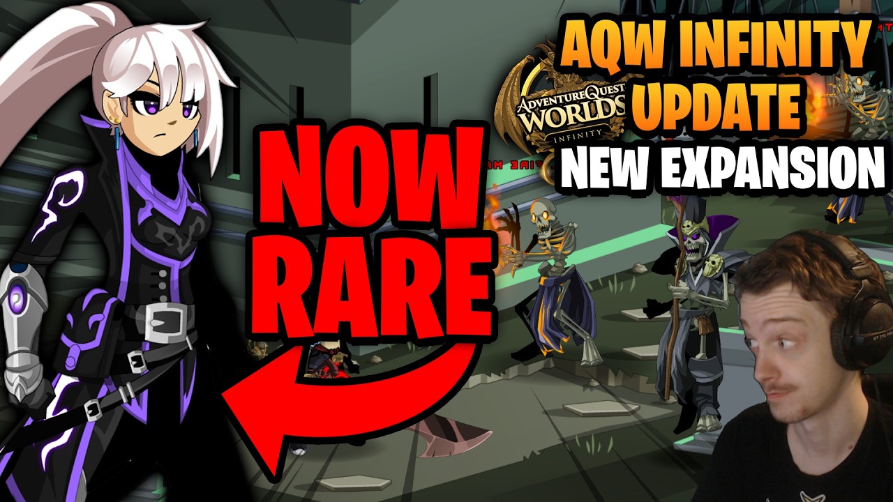 Card Clasher OG is now RARE?! New AQW Infinity Expansion! AQWorlds AQW