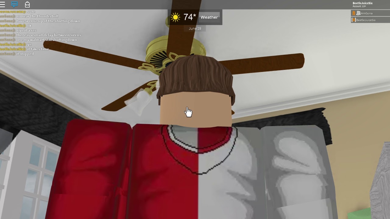 ROBLOX- Town of Seablox Ceiling Fans/Gameplay/Siren Testing