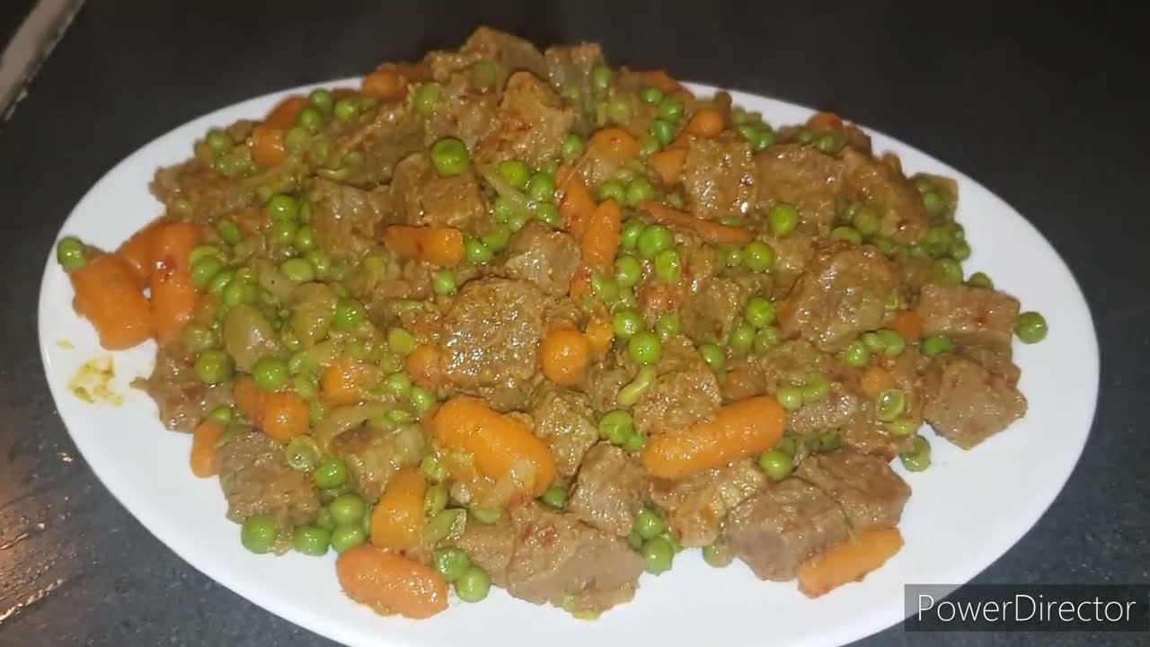 viande de veau petit pois