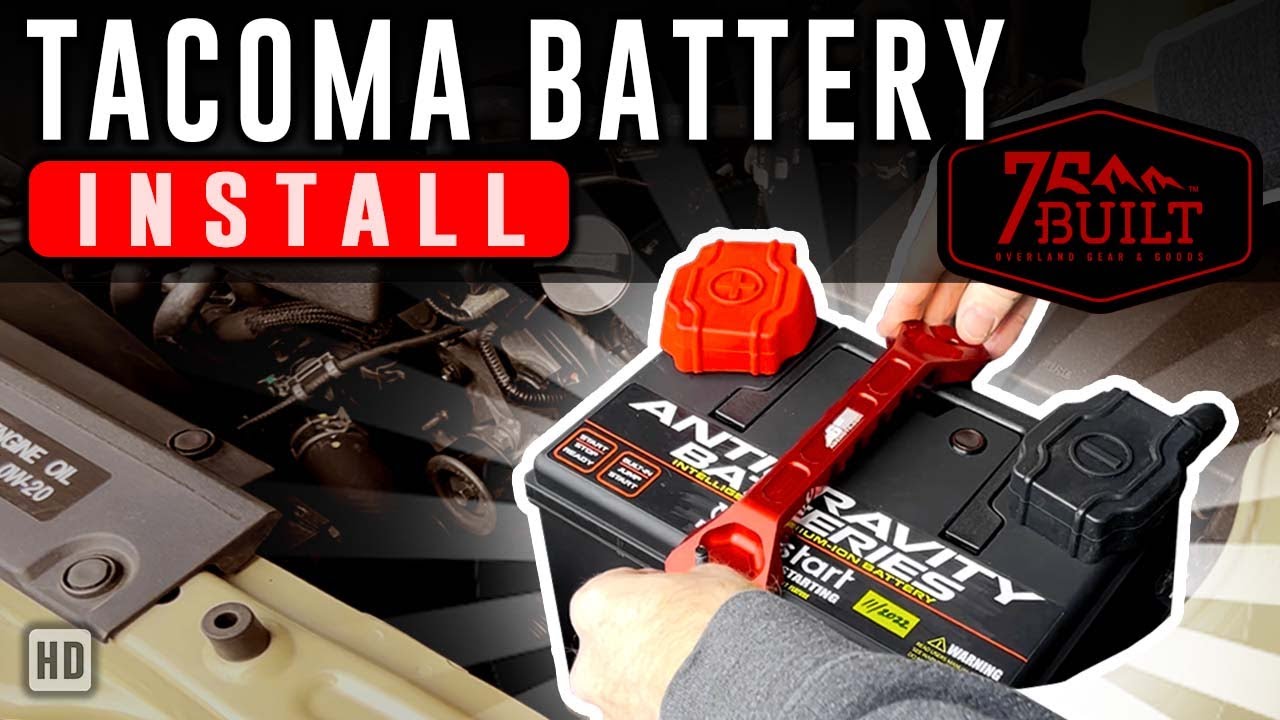 3rd Gen Tacoma Battery Swap & Upgrade