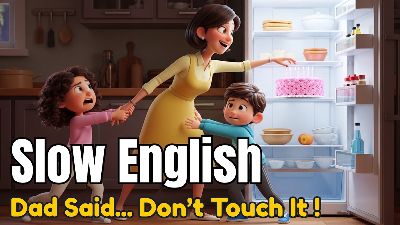 Dad Said DON'T TOUCH IT! Slow English for Beginners | Telling Stories in English (A1&ndash;A2) ✔