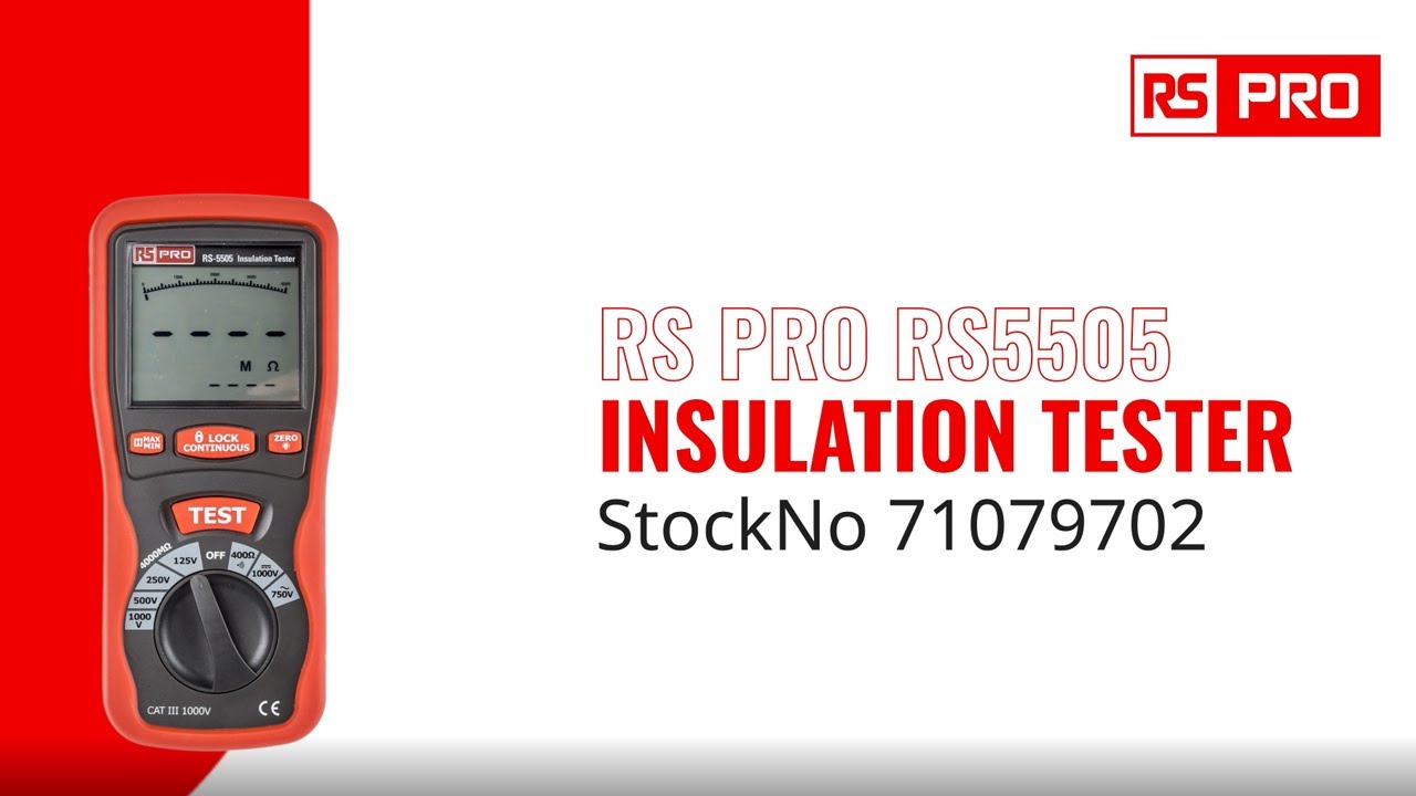 RS PRO 1231934 - Insulation Tester (71079702)