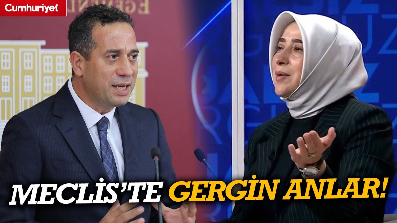 Meclis'te gergin anlar: Özlem Zengin 