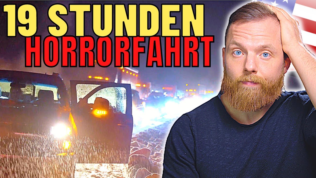 SCHNEESTURM CHAOS USA - 19 Stunden Horrorfahrt...