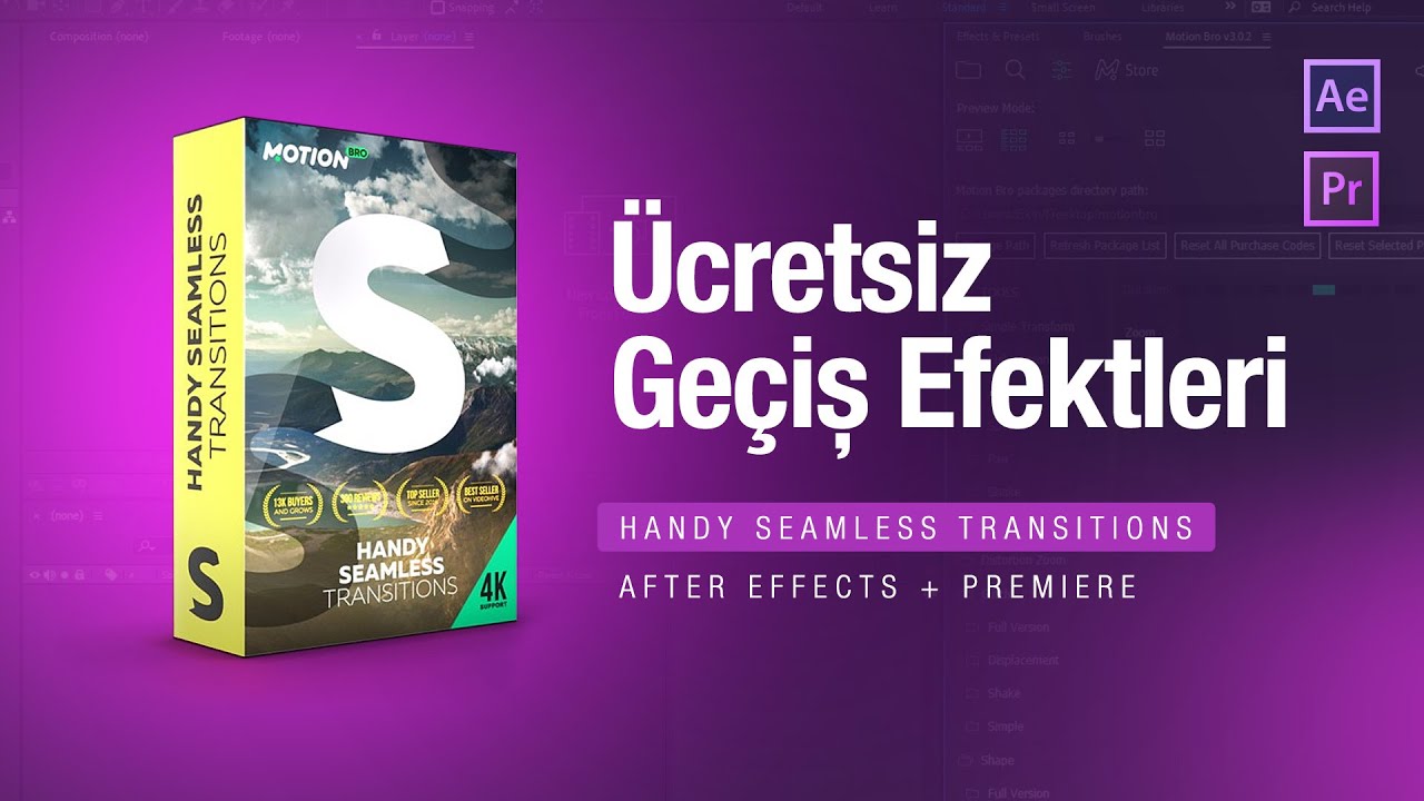 ÜCRETSİZ ve MÜKEMMEL Geçiş Efektleri | After Effects