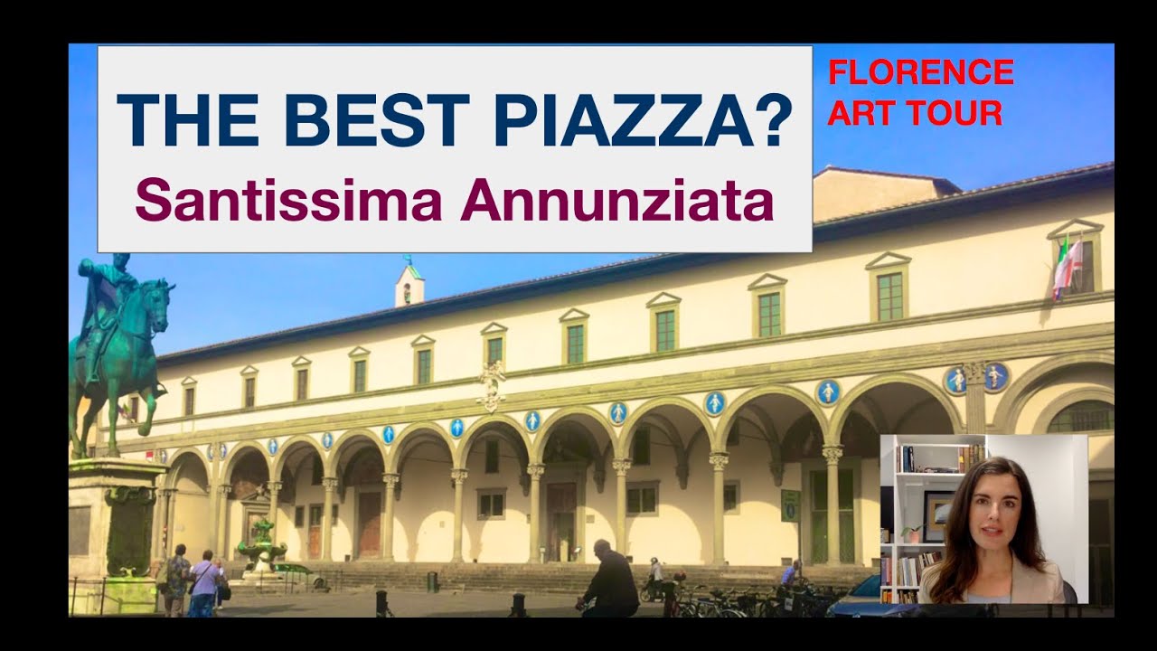 The Best Piazza? Santissima Annunziata -- Florence Art Tour #studyabroad #renaissance