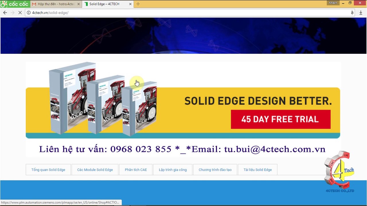 Download and install SolidEdge ST10 free trial