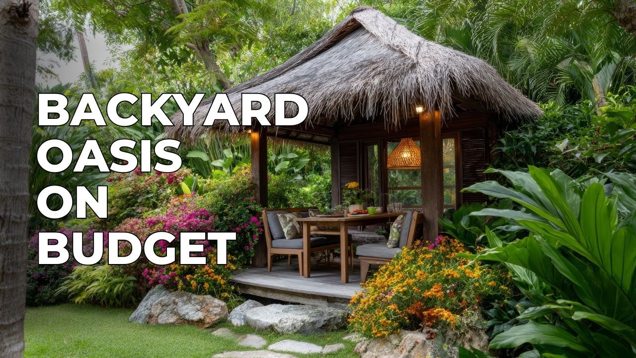 Budget Friendly Rustic Tropical Lush Garden Ideas: Design a Cozy Backyard Oasis in Small Spaces
