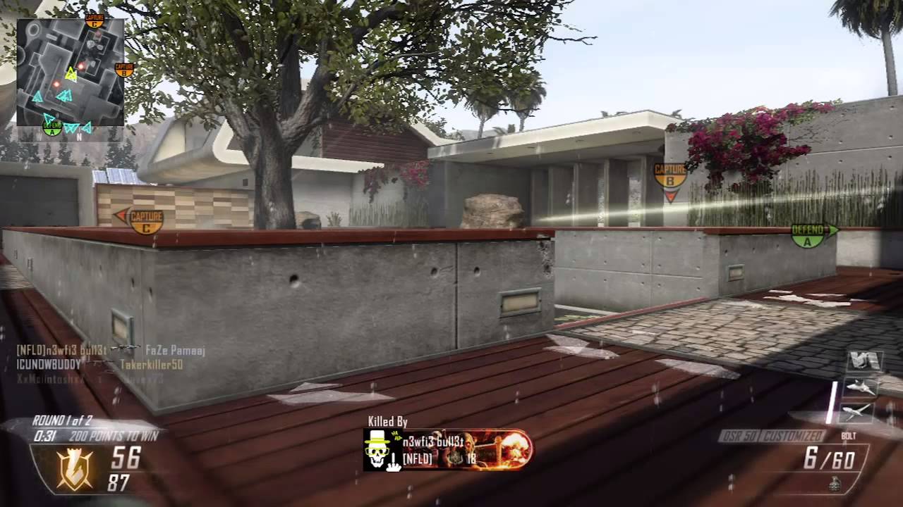 FaZe Pamaj - Black Ops 2 Sniping Domination - Sick DSR Gameplay
