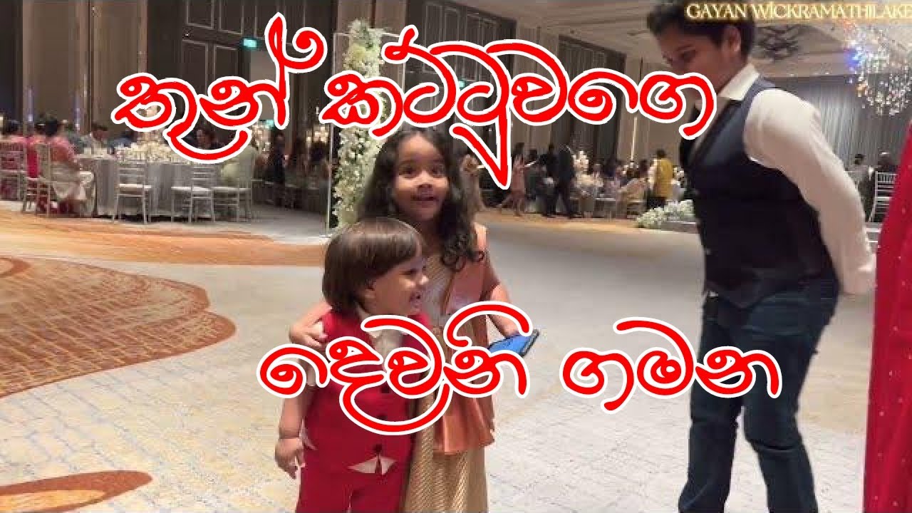 මල් කුමාරිගෙ දෙවැනි ගමන. යස තුන් කට්ටුව #family #cute #gayanwickramathilake #celebrity