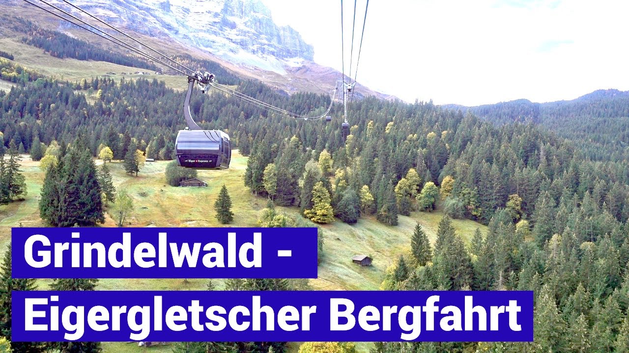 Seilbahn Grindelwald - Eigergletscher Bergfahrt mit dem Eiger Express