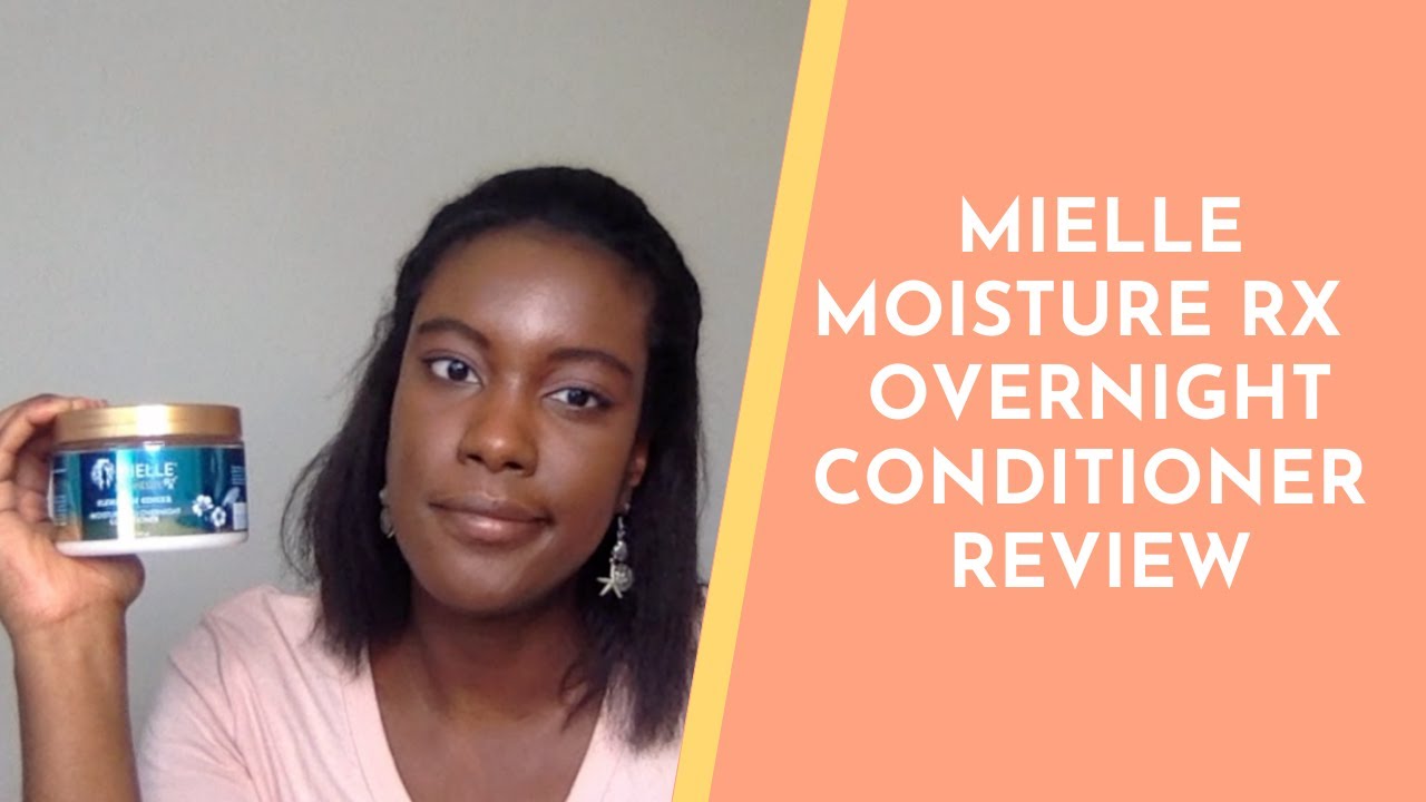 Mielle Moisture RX Hawaiian Ginger Moisturizing Overnight Conditioner On Relaxed Hair