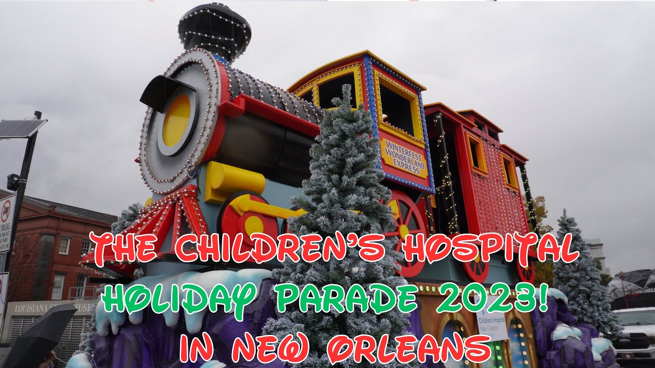 Children's Hospital Holiday Parade 2023 in NEW ORLEANS! This 2nd annual parade is BREATHTAKING🎅🤶🎄