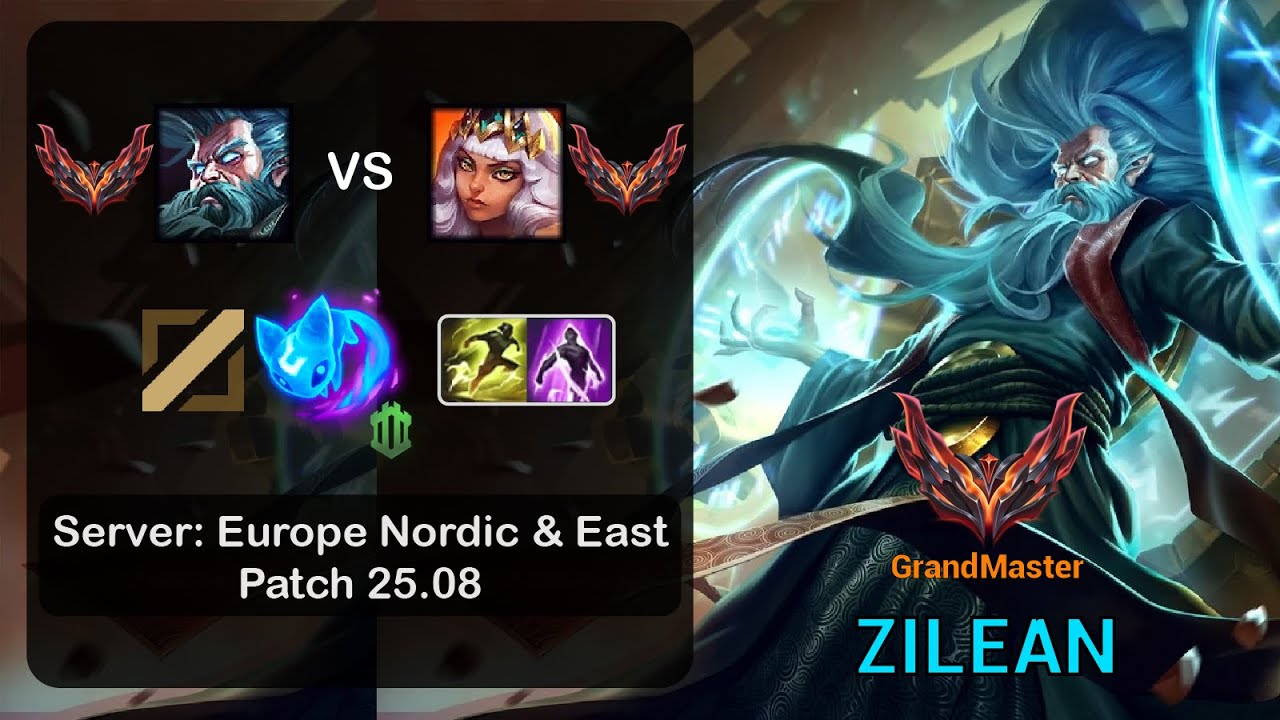Zilean Mid vs Qiyana - EUNE GrandMaster - Patch 25.08