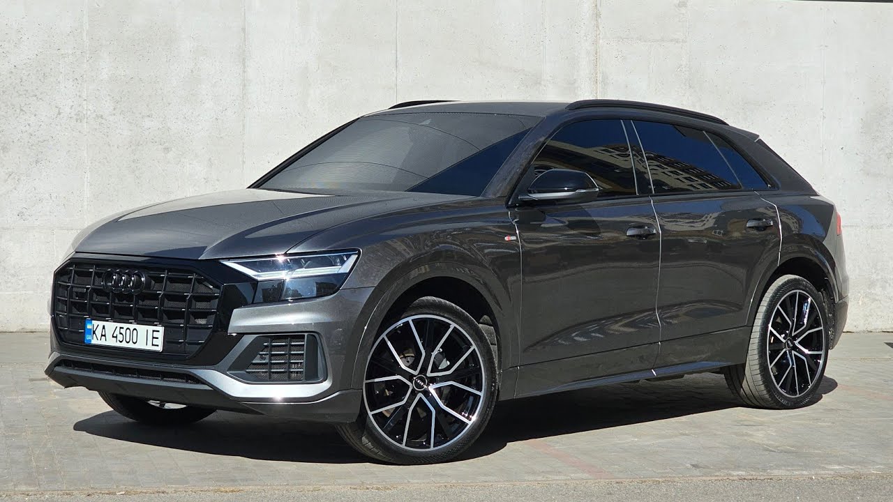 Audi Q8 3.0 55 TFSI 340hp S-Line пневмо, підкермовуюча вісь, Bang & Olufsen, дотяжки | Obrano.UA
