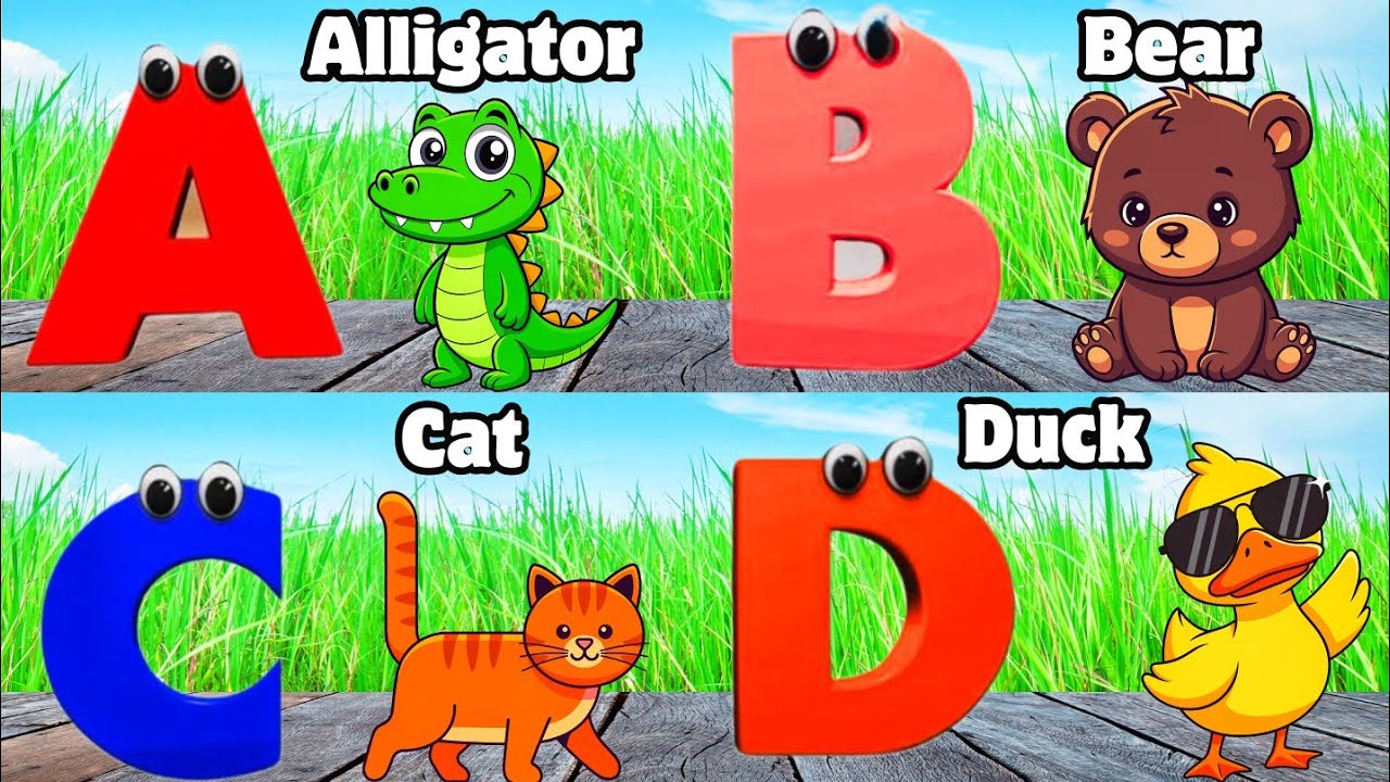 Alphabet Animals Song | Learn the ABC Alphabet Animals Song for Kids | ABC Alphabet Phonics Song 