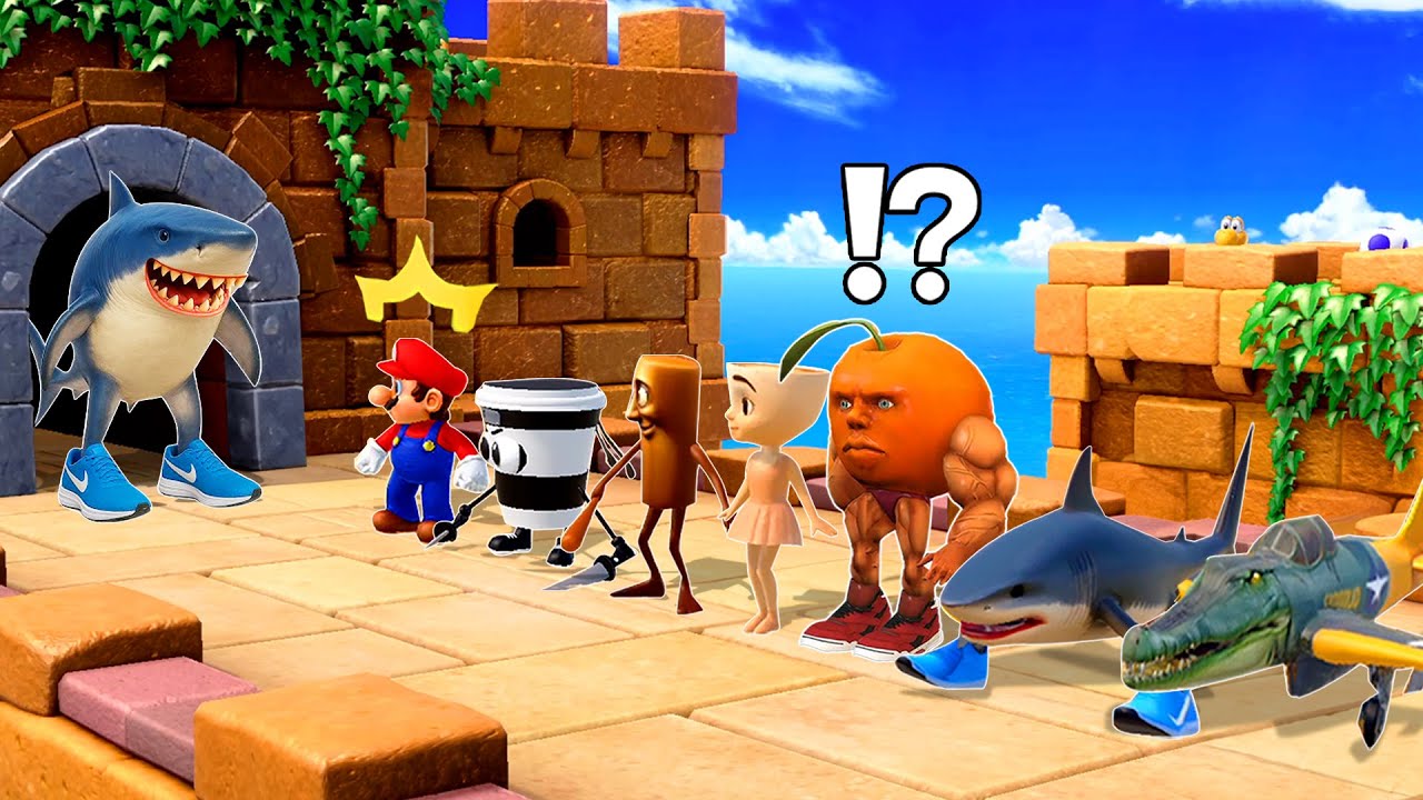 Super Mario Party Minigames - Mario Vs Tung Tung Tung Sahur Vs Udin Din Din Dun (Master CPU)