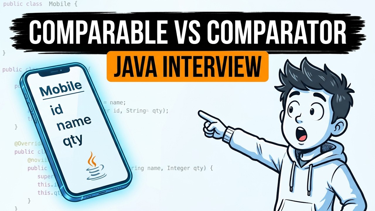 Comparable vs Comparator in Java: What’s the Real Difference | Java Interview Questions