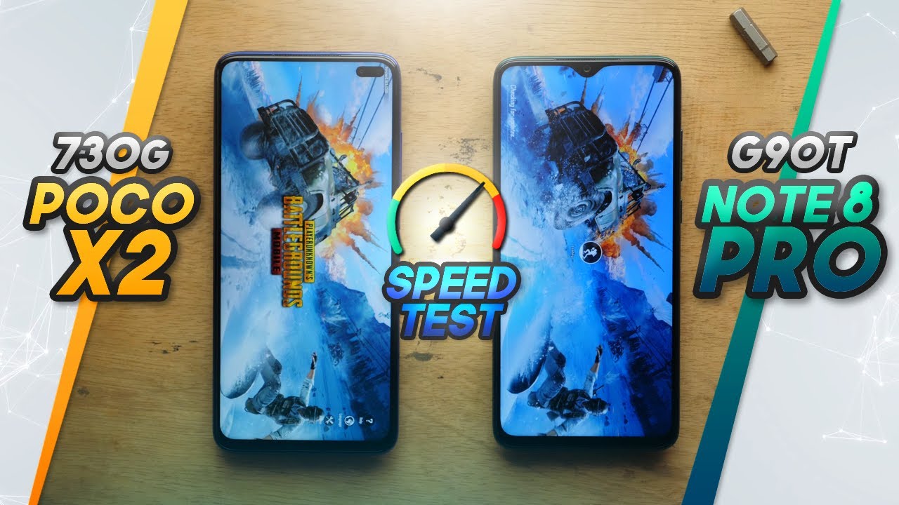 POCO X2 vs REDMI NOTE 8 PRO SPEEDTEST Comparison! Gaming processors battle!