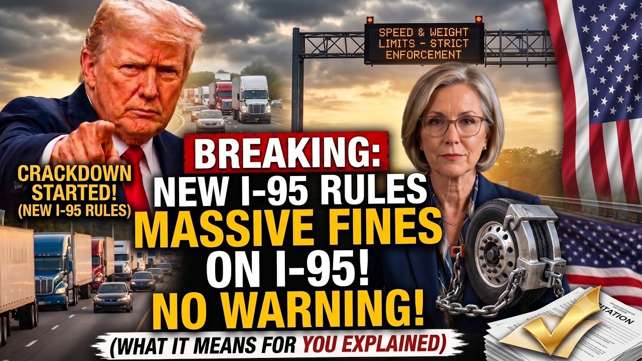 BREAKING: NEW I-95 RULES JUST HIT &mdash; DRIVERS FACE HUGE FINES!