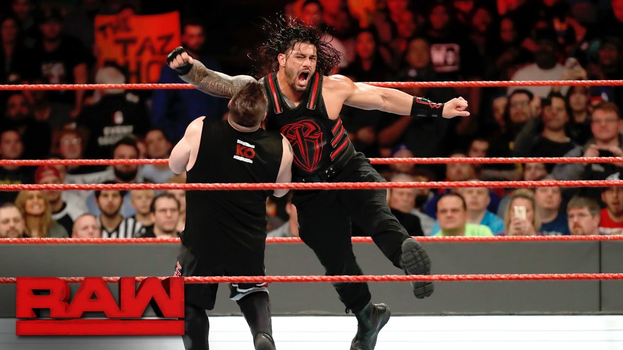 Роман Рейнс против Кевина Оуэнса &mdash; матч за звание чемпиона США: Raw, 26 декабря 2016 г.