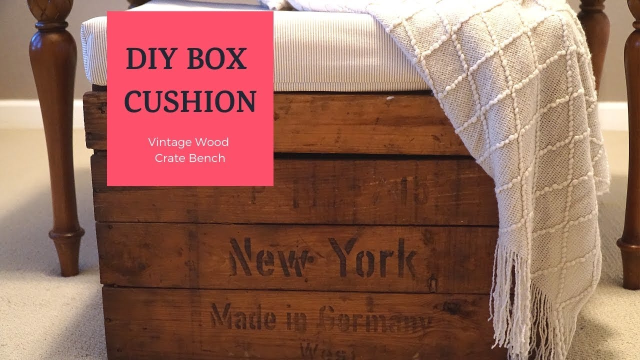HOW TO MAKE A QUICK AND EASY BOX CUSHION 2019
