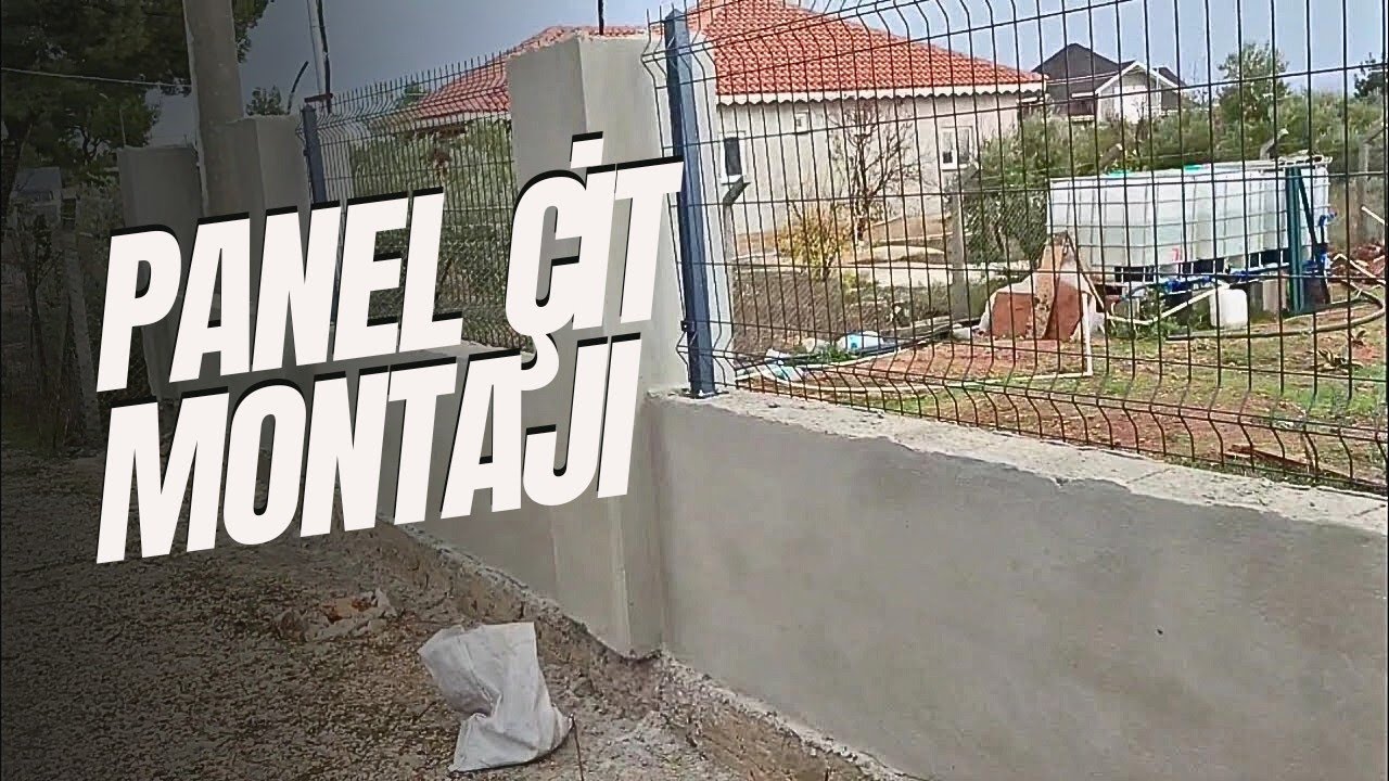 Panel Çit Montajı Bahçe Duvarı Üzerine Nasıl Yapılır | Merdoz