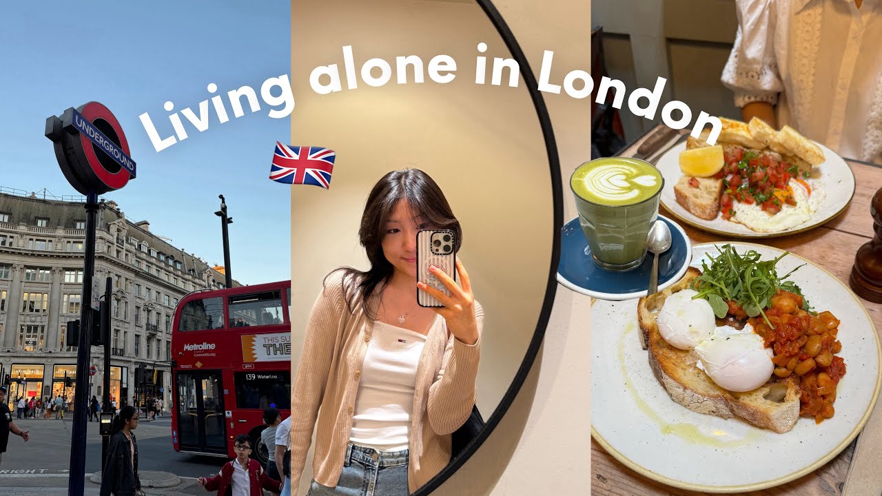 London summer vlog | brunch cafe, getting ready to move out, hot days📦