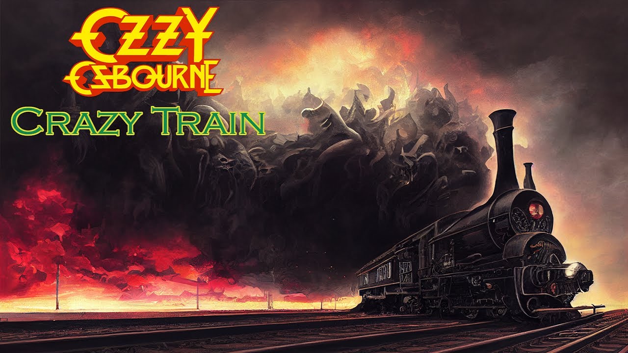 Crazy Train от Ozzy Osbourne - тексты в виде сгенерированных искусственным ИИ (Субтитры на русском)