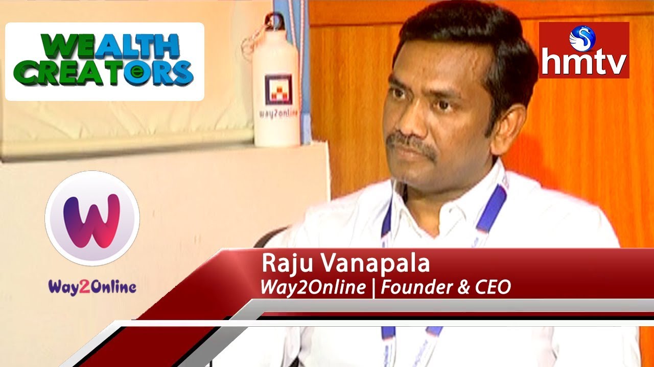 Way2Online Founder & CEO Raju Vanapala Special Interview | Wealth Creators | hmtv