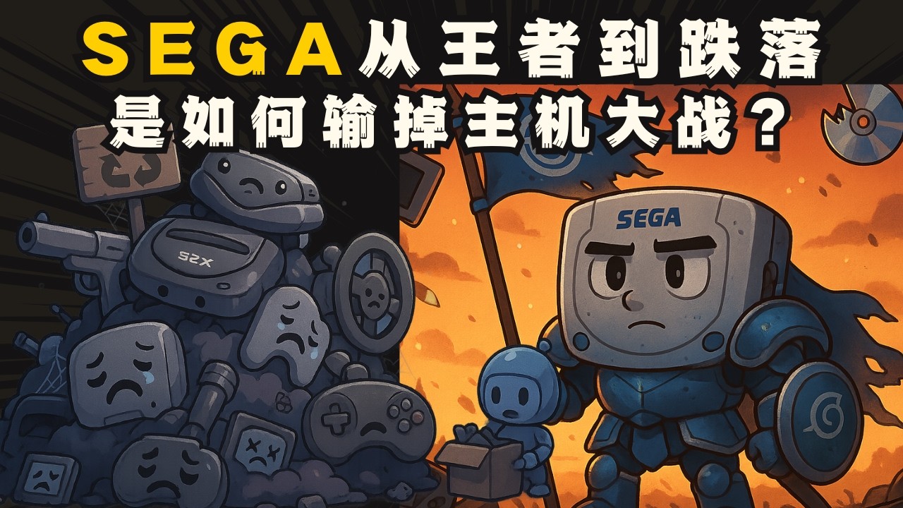 SEGA如何输掉主机大战？曾与任天堂平分天下的SEGA，怎么输了？