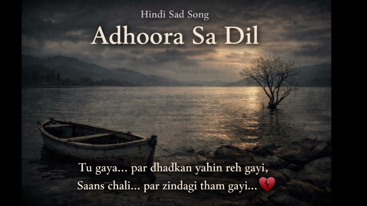 Adhoora sa Dil..#sadsong#youtube