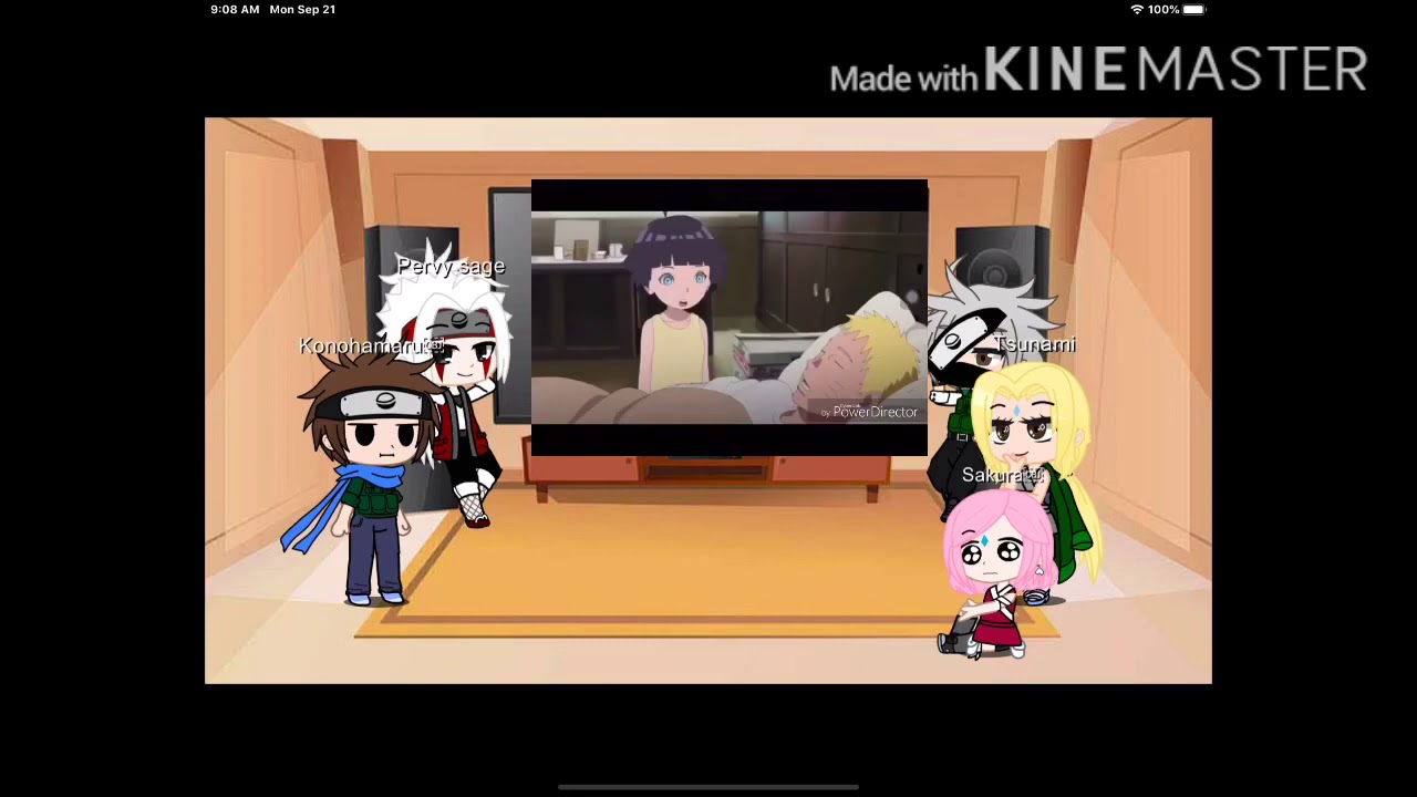 gacha club react to Naruto’s future