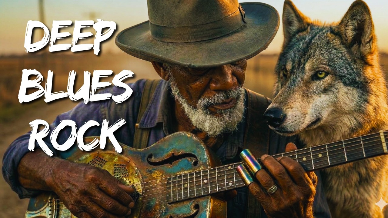 Deep Delta Blues – Soulful Blues Guitar & Harmonica | Midnight Slow Blues