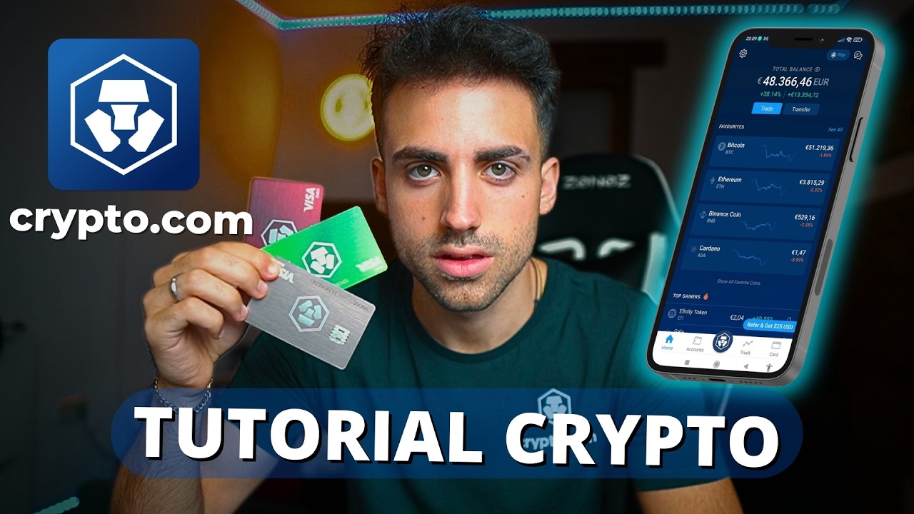 Crypto.com Espa&ntilde;a 🚀 Gu&iacute;a completa de la App, Tarjetas y C&oacute;mo Invertir en CRO
