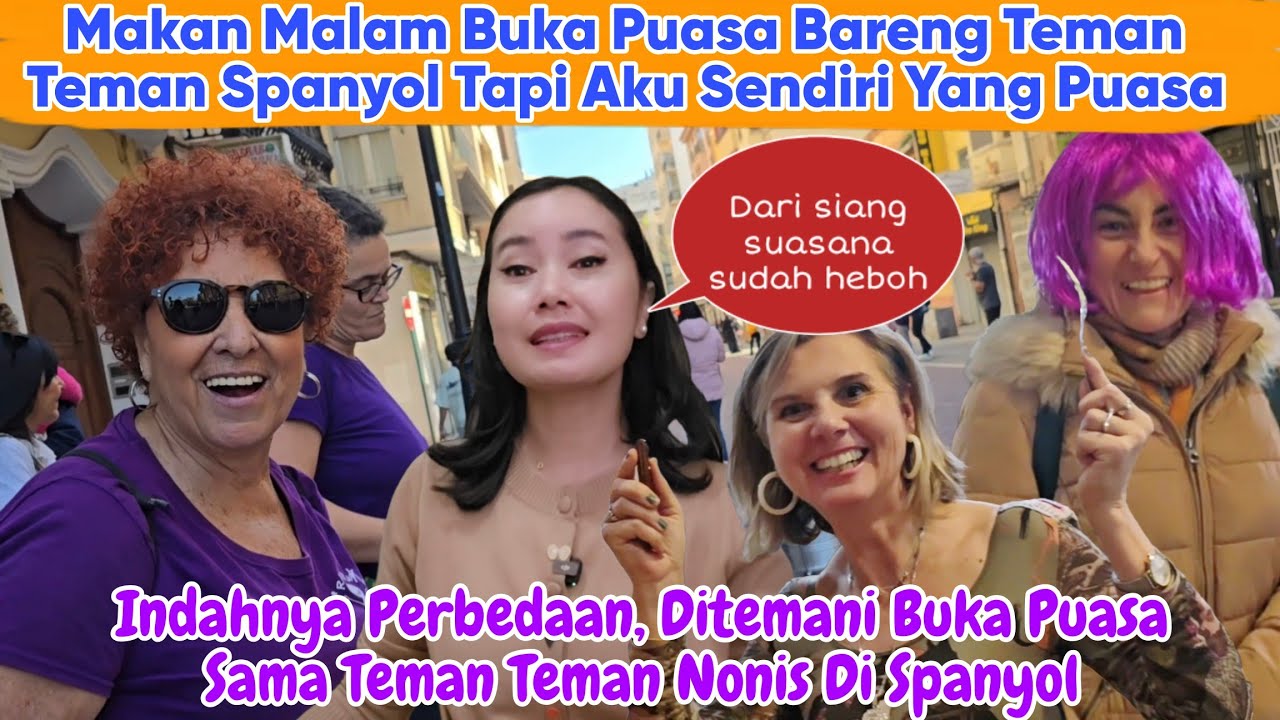 Makan Malam Ramadhan Bareng Teman Teman Non Muslim ku Di Spanyol