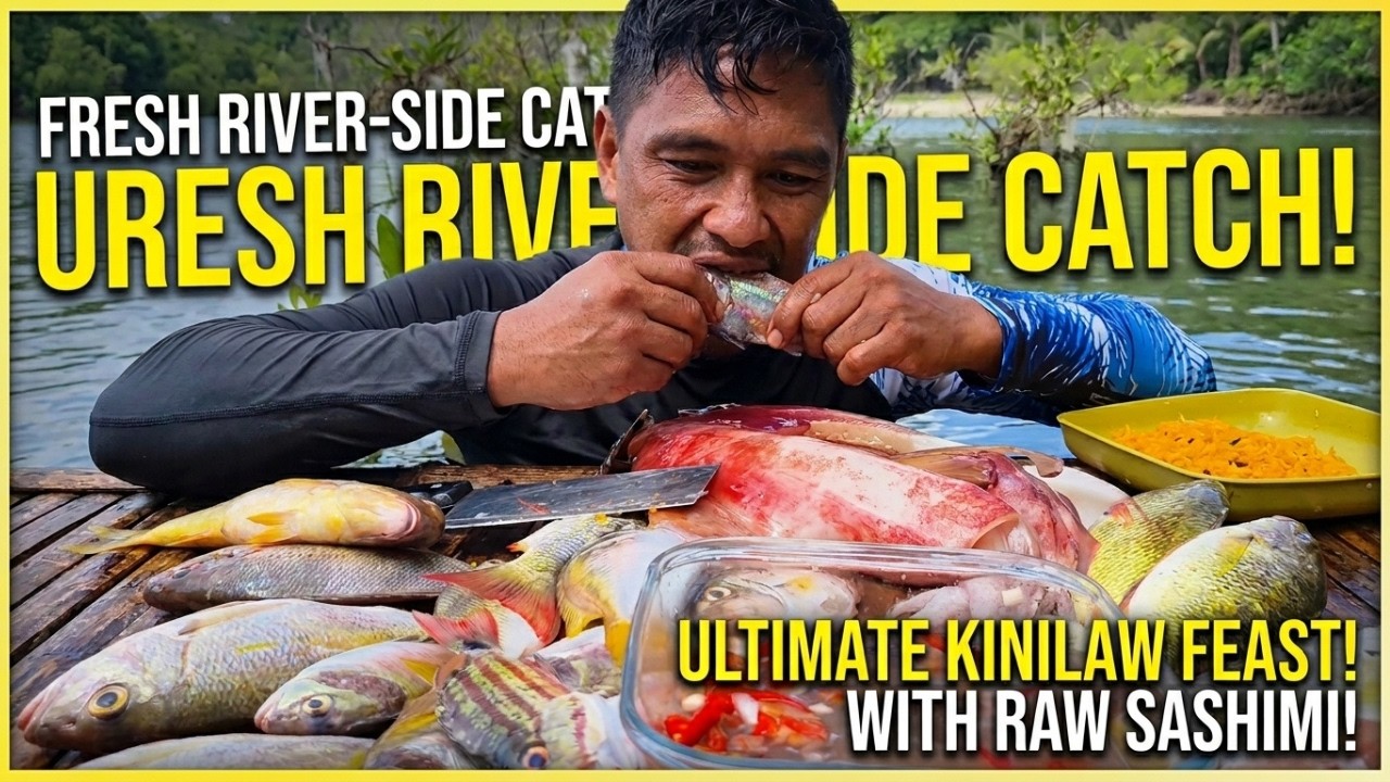 Eating Raw Seafood in the Mangroves | Fresh Kilawin Feast