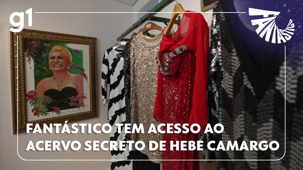 Fantástico: Joias, vestidos, sapatos: Conheça o acervo secreto de Hebe Camargo