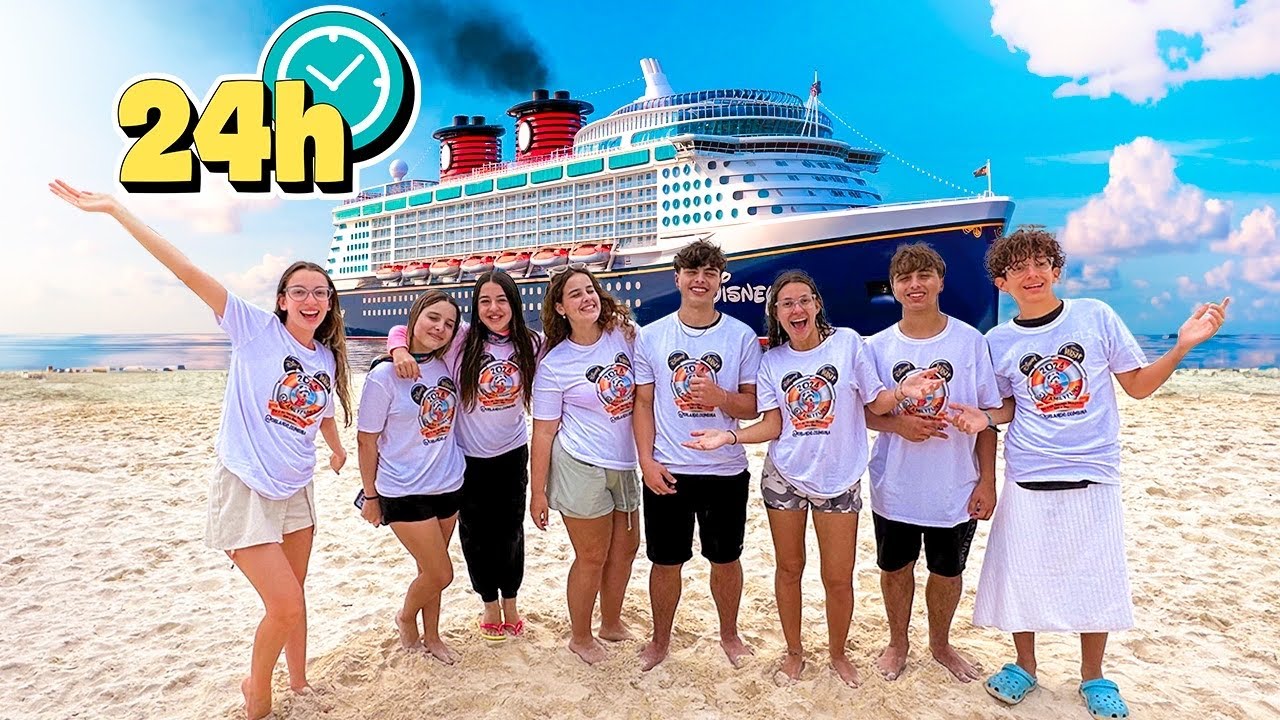 24 HORAS NO NAVIO DO CRUZEIRO DA DISNEY COM MEUS AMIGOS
