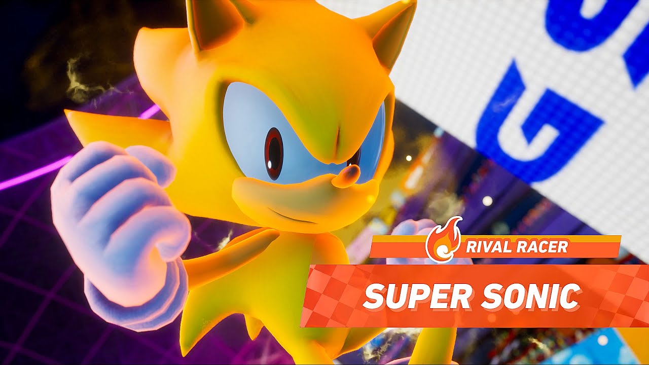 Super Sonic Rival Racer! (Sonic Racing: CrossWorlds)
